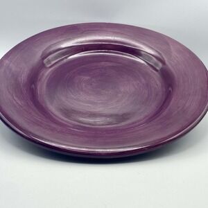 Tabletops Unlimited Espana Plum Dark‎ Purple Large Dinner Plate Serving Platter